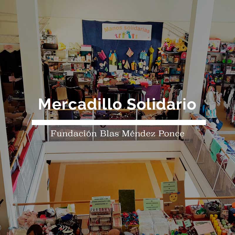 Caminatta estará presente en el mercadillo solidario de la Fundación Blas Méndez Ponce